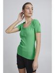Футболка IHSUPER Slim fit в цвете Holly Green ICHI - фото 29