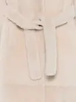 Пальто с капюшоном и поясом Liska, слоновая кость - фото 3