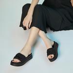 Шлепанцы женские Daphne, черный - фото 12