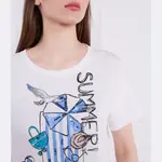 Футболка стандартного кроя Marc Cain, белый - фото 4