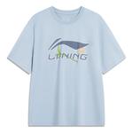 Футболка с логотипом Essential Li-Ning, голубой - фото
