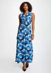 Платье макси PRINTED STRAIGHT - Jersey dress Morgan, синий - фото