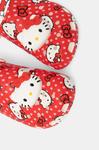 Классические шлепанцы Hello Kitty красные Crocs, красный - фото 3