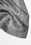 Шарф Massimo Dutti PAISLEY PRINT, Grey - фото 4