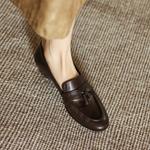 Hongyanglin Женские лоферы черные, цвет Black - фото 11