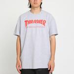 Thrasher Футболка US Version Unisex серо-красная - фото 5
