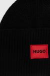 Шерстяная шапка Hugo, черный - фото 3