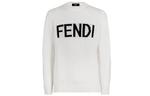 Свитер мужской белый FENDI - фото