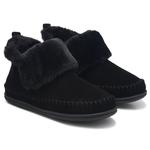 Тапочки-Ботинки Birdy Minnetonka Moccasin, черный - фото 2