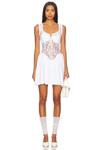 Мини-Платье camdyn For Love & Lemons, белый - фото