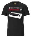 Футболка Logoshirt Print Commodore 64, черный - фото