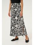 Длинные юбка Vera Kaffe, черный/белый - фото 3