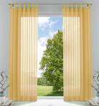 Штора-петля набор вуалей Gardinenbox, желтый - фото 2