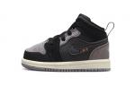 Сандалии Jordan 1 Mid SE Craft Inside Out Black TD - фото