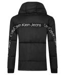 Куртка Calvin Klein Jeans Regular Fit с капюшоном, черный - фото 3