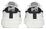 Кроссовки A BATHING APE Bape Mad Sta 'White Black' - фото 3