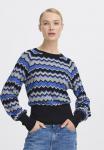 Джемпер b.young MMORLA ZIGZAG, Blue Quartz Mix/Blue - фото