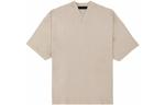 Футболка Fear of God Essentials V-Neck 'Silver Cloud', бежевый - фото 2
