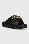 Шлепанцы Mia с перекрестной цепочкой Buffalo, черный - фото