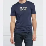 Футболка стандартного кроя Ea7, синий - фото