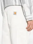Брюки Single Knee прямого кроя CARHARTT WIP, белый - фото 5