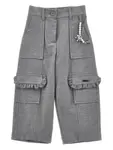 Брюки карго Monnalisa, серый - фото