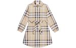 Детское платье Burberry Kids, цвет Beige - фото