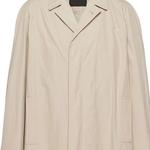 Однобортное пальто PRADA, limestone - фото 7