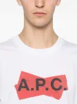 Футболка с логотипом A.P.C., белый - фото 5