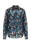 Блуза WE Fashion Button-down blouse, Turquoise - фото 4
