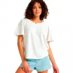 Футболка Roxy Time For Palm Tree, белый - фото