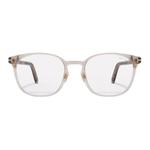 TOM FORD TF Square Eyeglass Frames Unisex Transparent Brown - фото 6