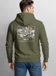 Neverless Толстовка 'Mountain Wanderer' в зеленом цвете - фото 2