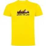 Футболка Kruskis Hiking For Life, желтый - фото