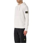 Compass Patch Drawstring Hoodie STONE ISLAND, белый - фото 5