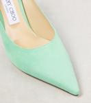 Замшевые туфли Love 85 Jimmy Choo, Aqua Green - фото 5