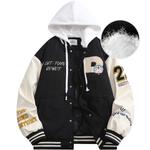 Бейсбольная куртка унисекс Doraemon, Черный (утолщенный) - фото 2