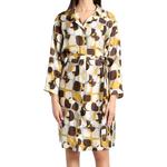 Длинное платье с длинными рукавами Женское Желтое 'S MAX MARA - фото 5