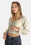Блуза Elara Blouse, Beige - фото 4