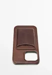 Чехол для телефона iphone pro max Massimo Dutti, Dark Brown - фото 4