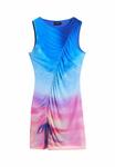 Платье Desigual DRAPED SLEEVELESS, Blue - фото 6