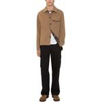 Ekd Plaque Buttoned Overshirt Burberry, коричневый - фото 3