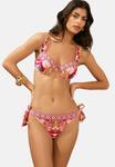 Плавки бикини SIDE FIT - PRINTED Lipsy, розовый - фото