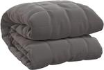 Утяжеленное одеяло 200х240 см, 15,39 кг, 100% Brushed Polyester Microfiber, Grey - фото 3