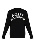 Свитер с логотипом AMIRI, черный - фото
