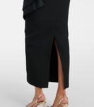 Платье миди Bree с драпировкой Safiyaa, черный - фото 6