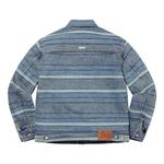 Куртка Supreme Layered Denim Trucker Jacket 'Teal' - фото 2