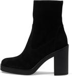Ботинки Stuart Weitzman Bethenny 80 Zip Bootie, черный - фото 4