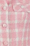 Переходная куртка H&R London Gemma Gingham Jacket, белый/розовый - фото 3