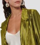 Плиссированный блейзер nuage Galvan, зеленый - фото 4